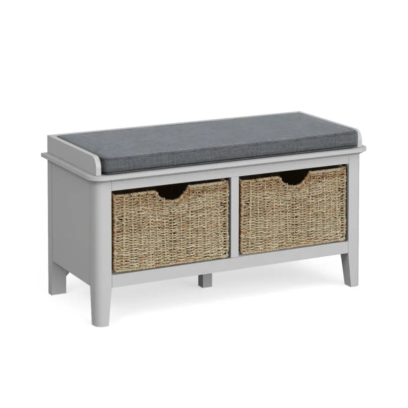 Stowe Storage Bench - Grey