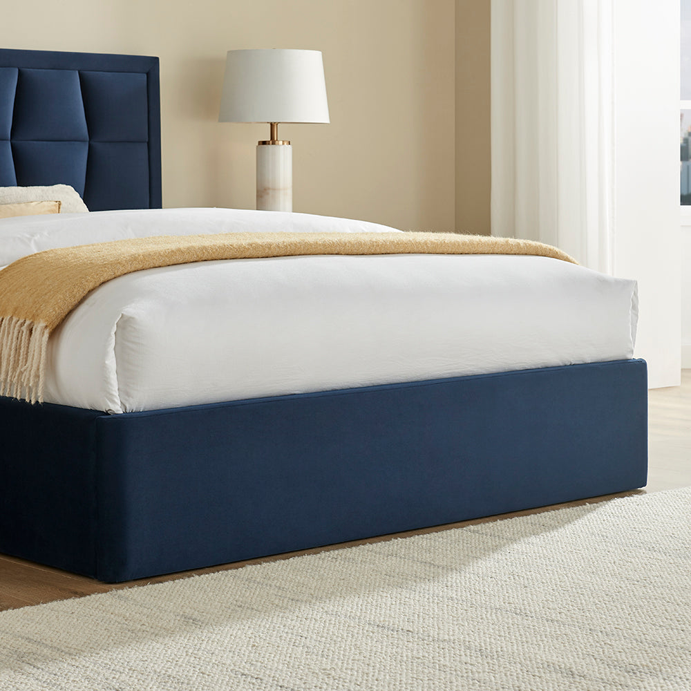 Carmen Storage Bed (LB88) - Navy - Multiple Sizes