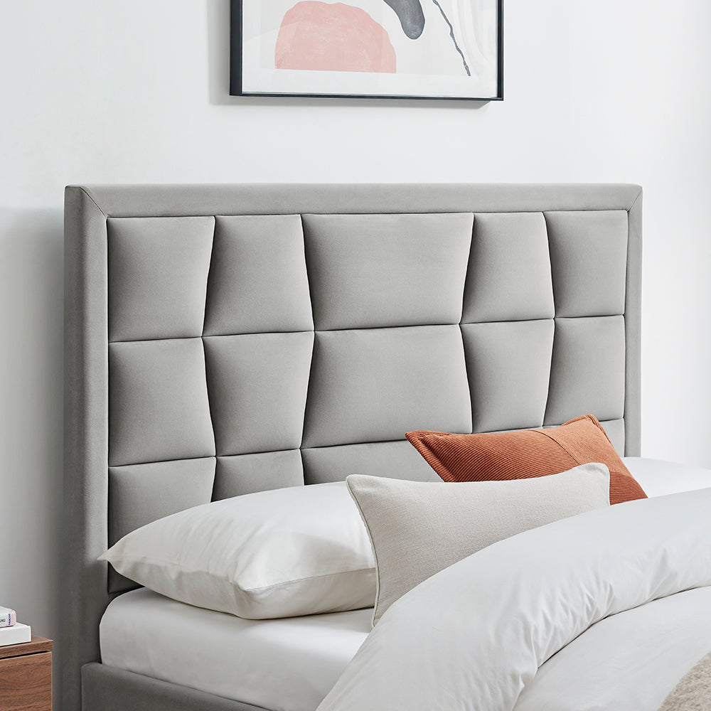 Carmen Bed (LB87) - Silver - Multiple Sizes