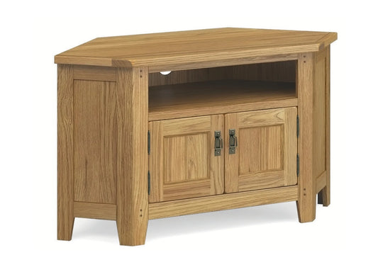 Burford Corner TV Unit - Oak - Multiple Sizes