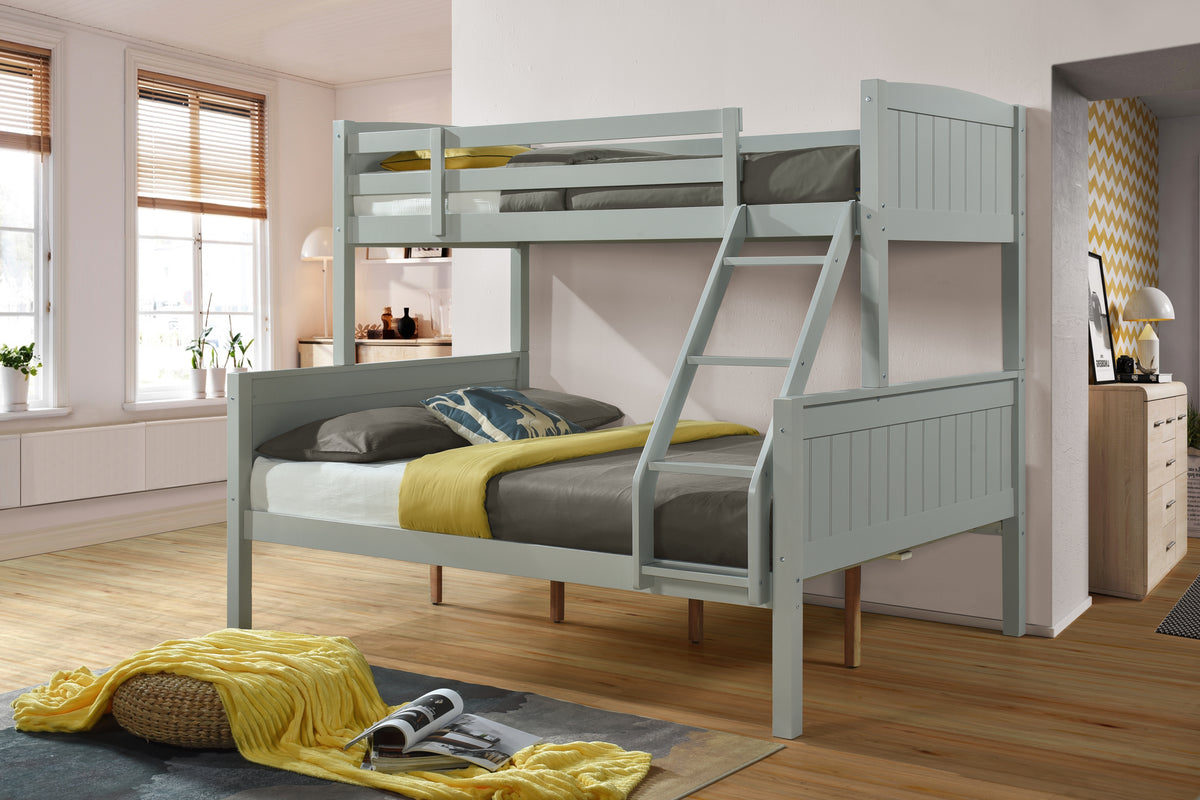 Cassie Triple Bunk Bed - Grey