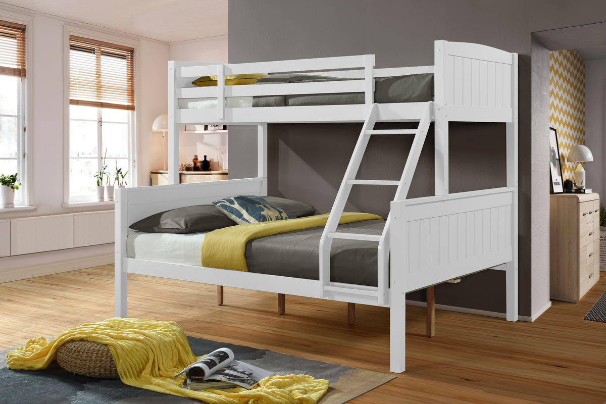 Cassie Triple Bunk Bed - White