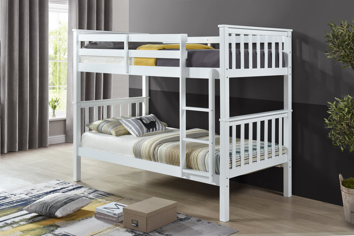 Colton 3ft Bunk Bed - White