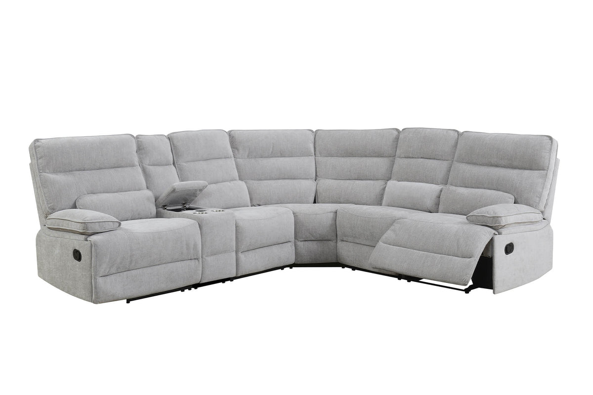 Eloise Console Sectional - Grey