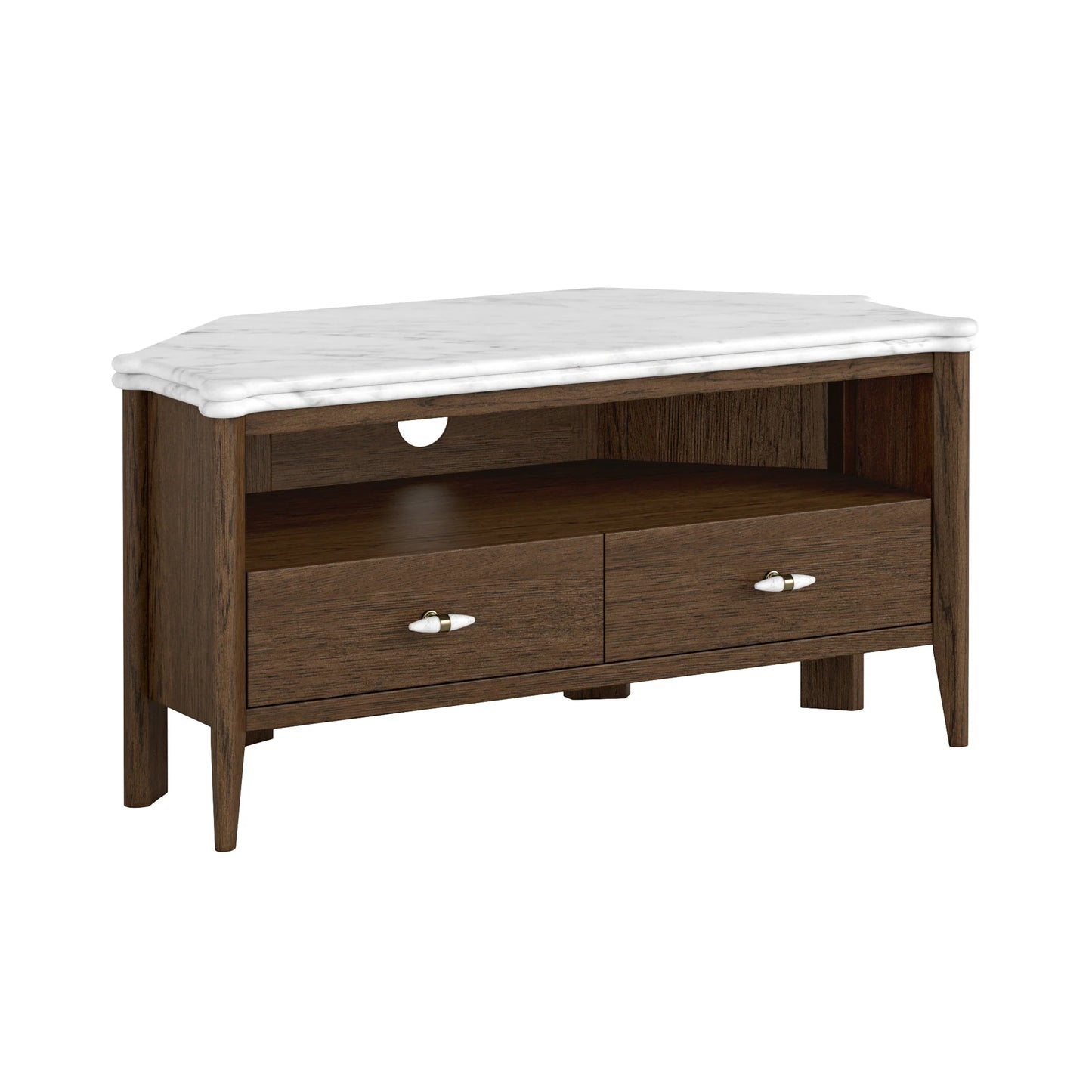 Florence Corner TV Unit - Brown
