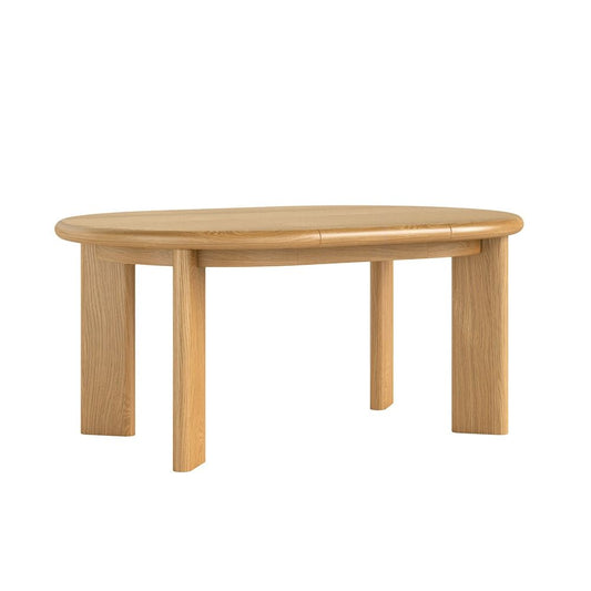 Como Round to Oval Extendable Dining Table - Oak