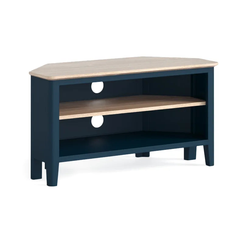 Marlow Corner TV Unit - Navy