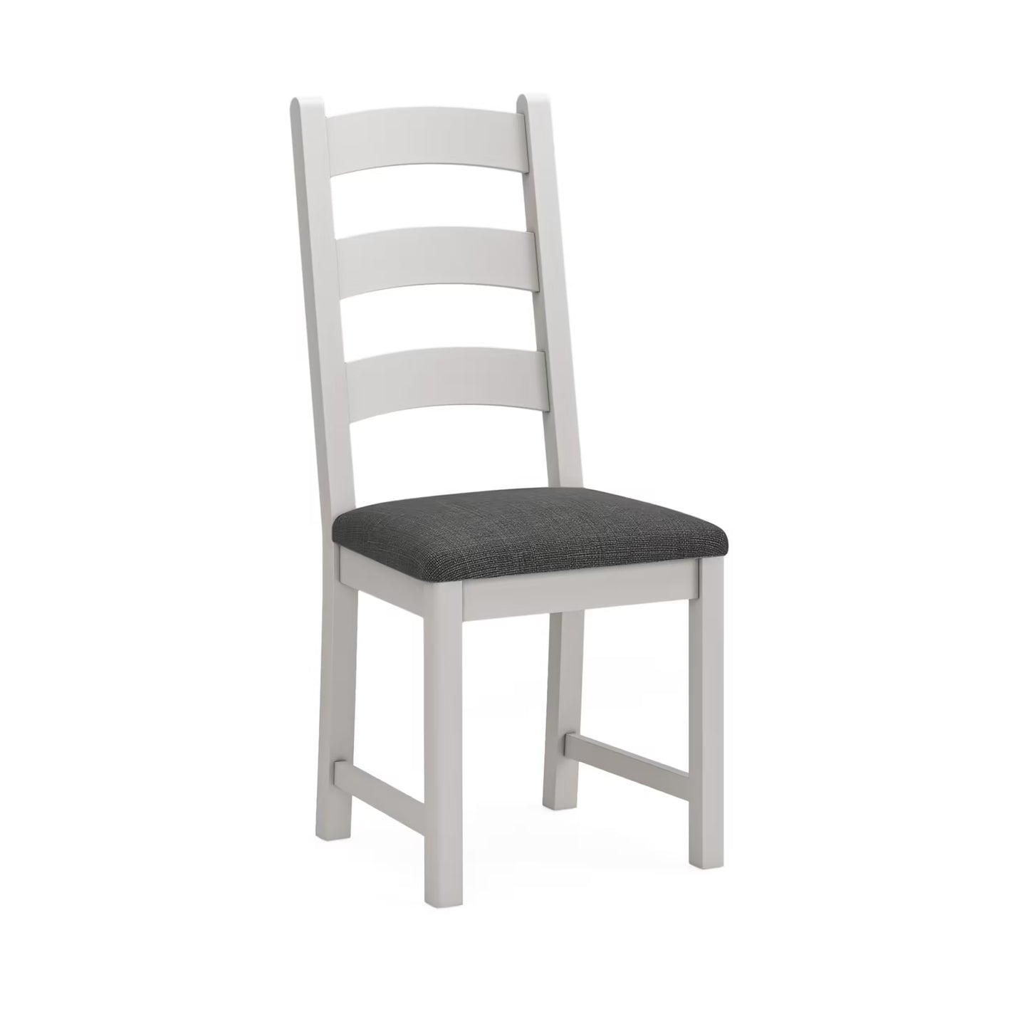 Salcombe Ladder Dining Chair - Light Grey - Multiple Cushion Options