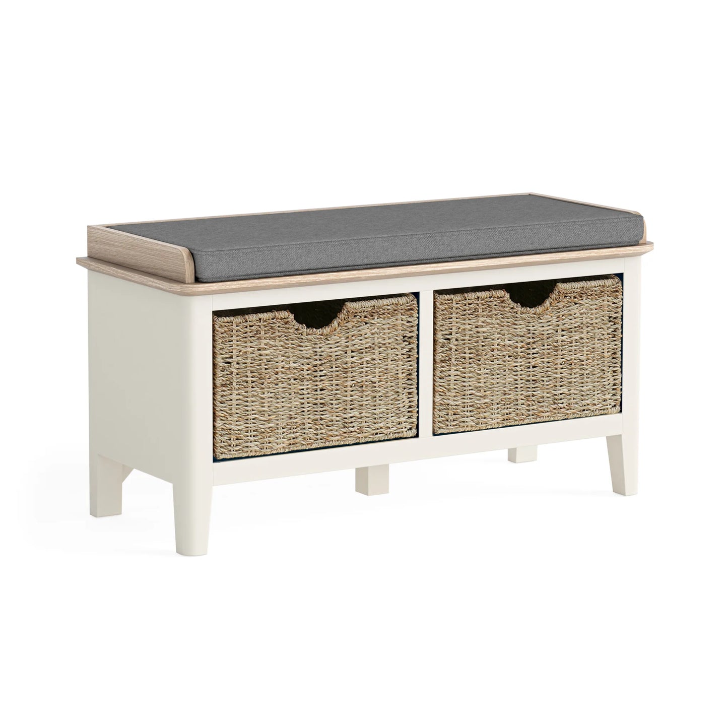 Marlow Storage Bench - Coconut Milk