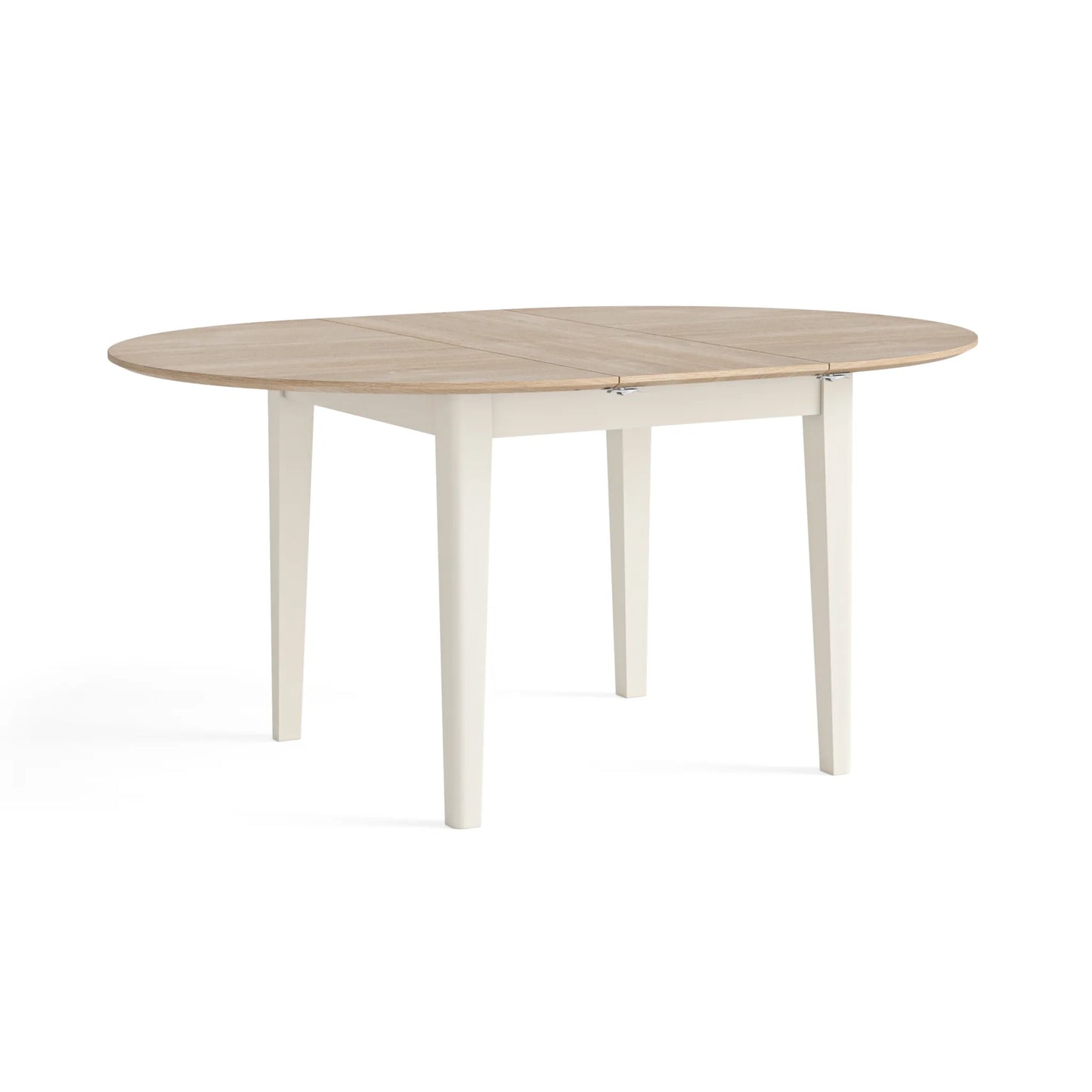 Marlow Round Extending Dining Table - Coconut Milk