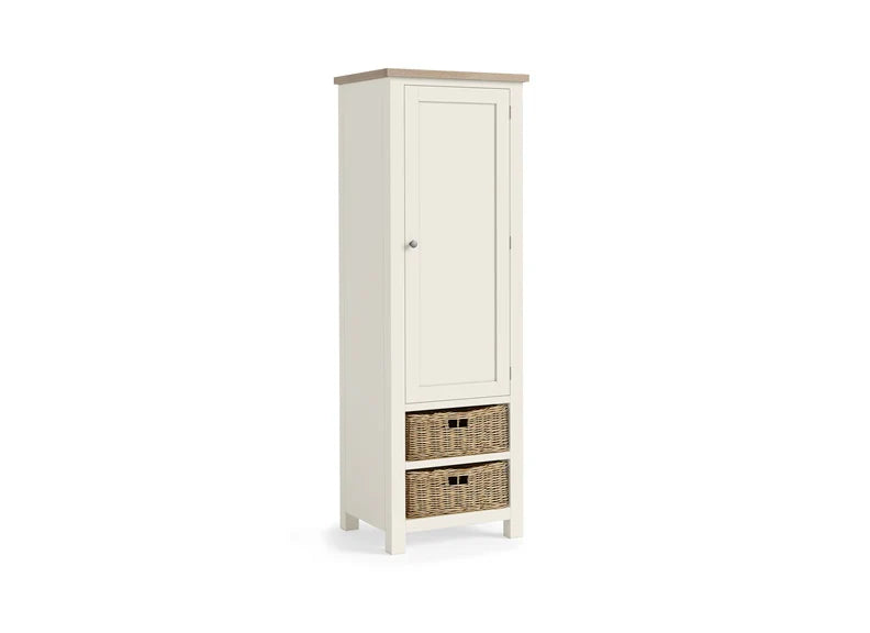 Modern Country Larder Unit - Coconut White
