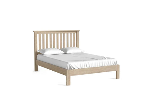 Modern Country Bed Frame - Oak - Multiple Sizes