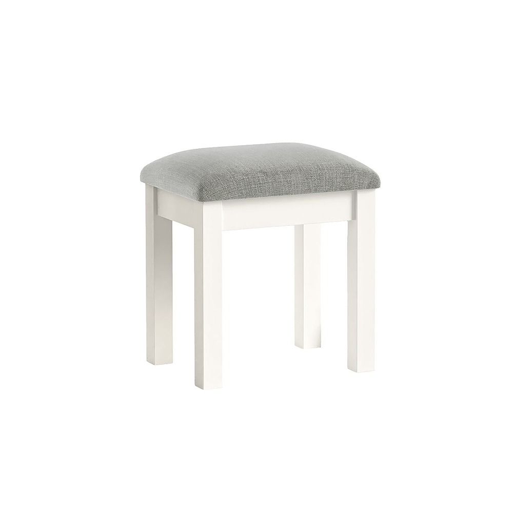 Burgundy Stool - Coconut Milk