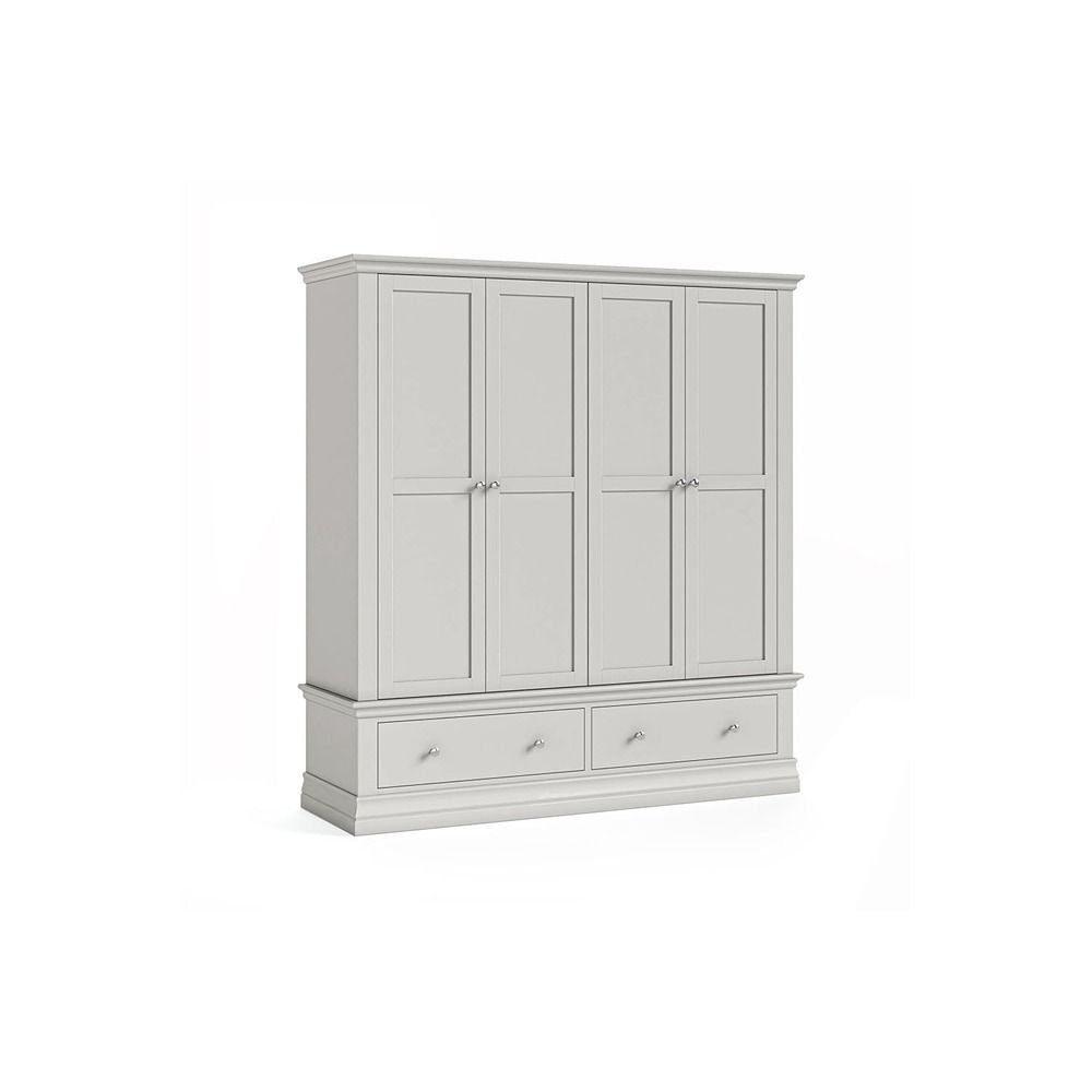 Burgundy Wardrobe - Grey - Multiple Sizes