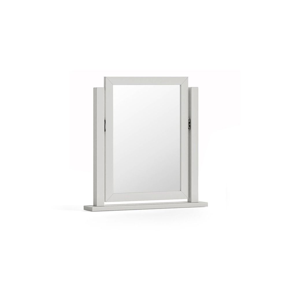 Burgundy Vanity Mirror - Grey