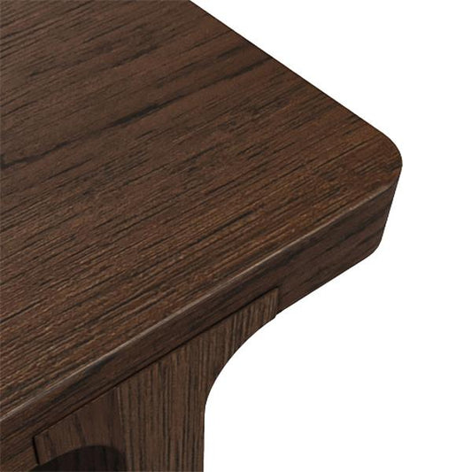California Large Extending Dining Table - Dark Oak