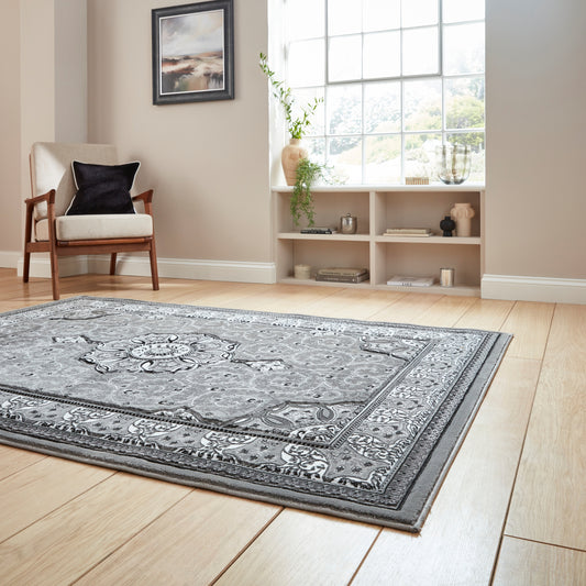 Heritage Rug - Silver