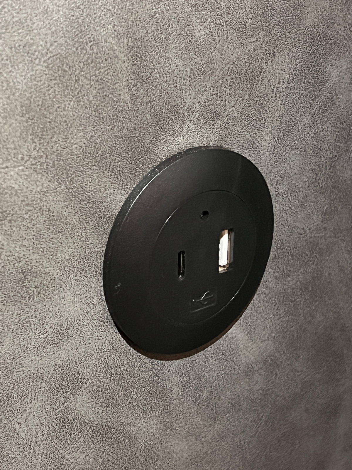 Carla Bedside Table with Charger - Multiple Colours