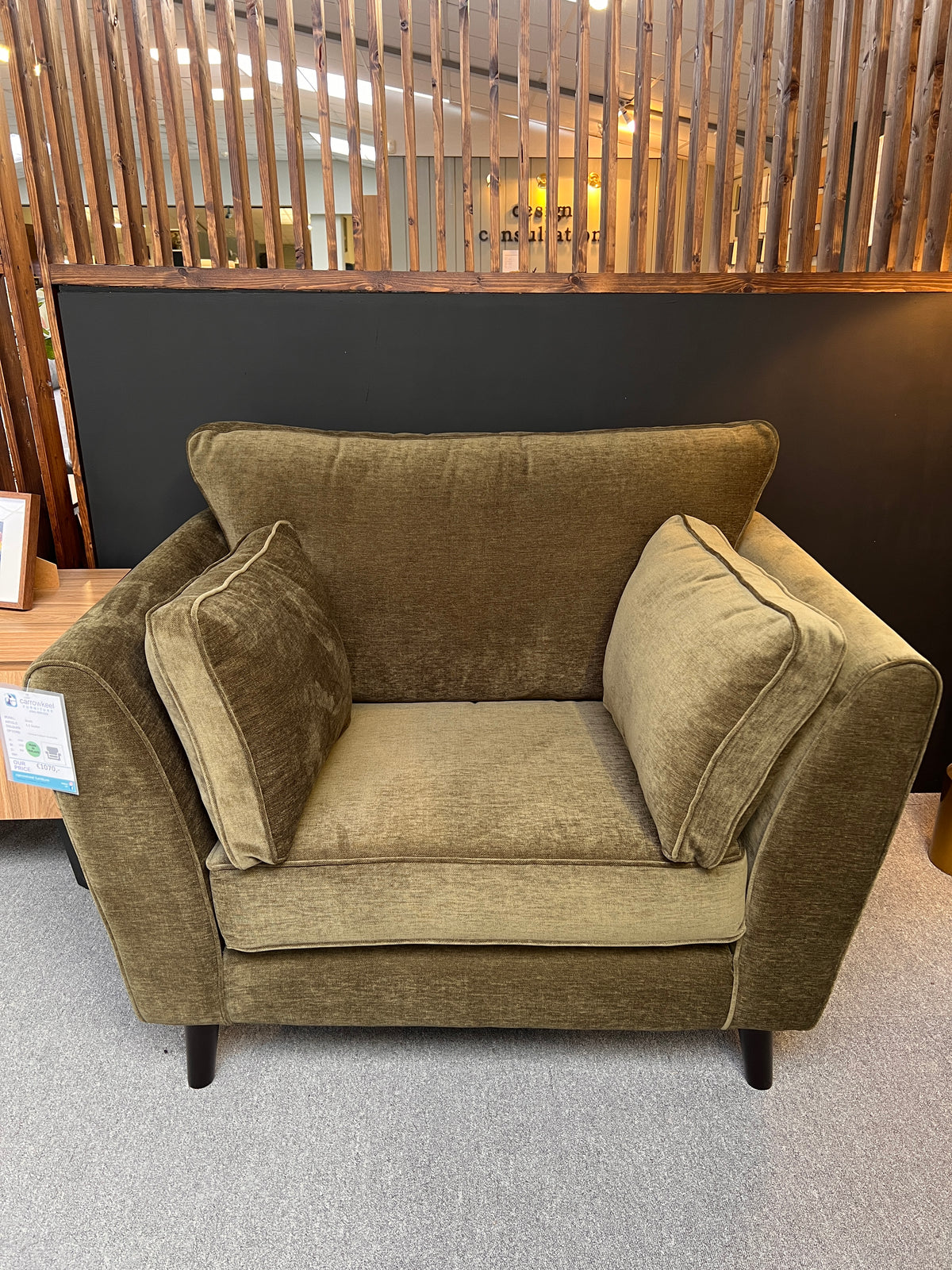 Scott 1.5 Seater - Olive Green - Irish Made