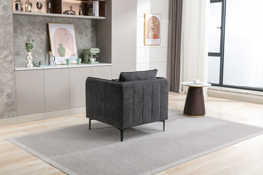 Landon 1 Seater - Dark Grey