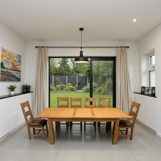Oscar Extendable Dining Table - Oak