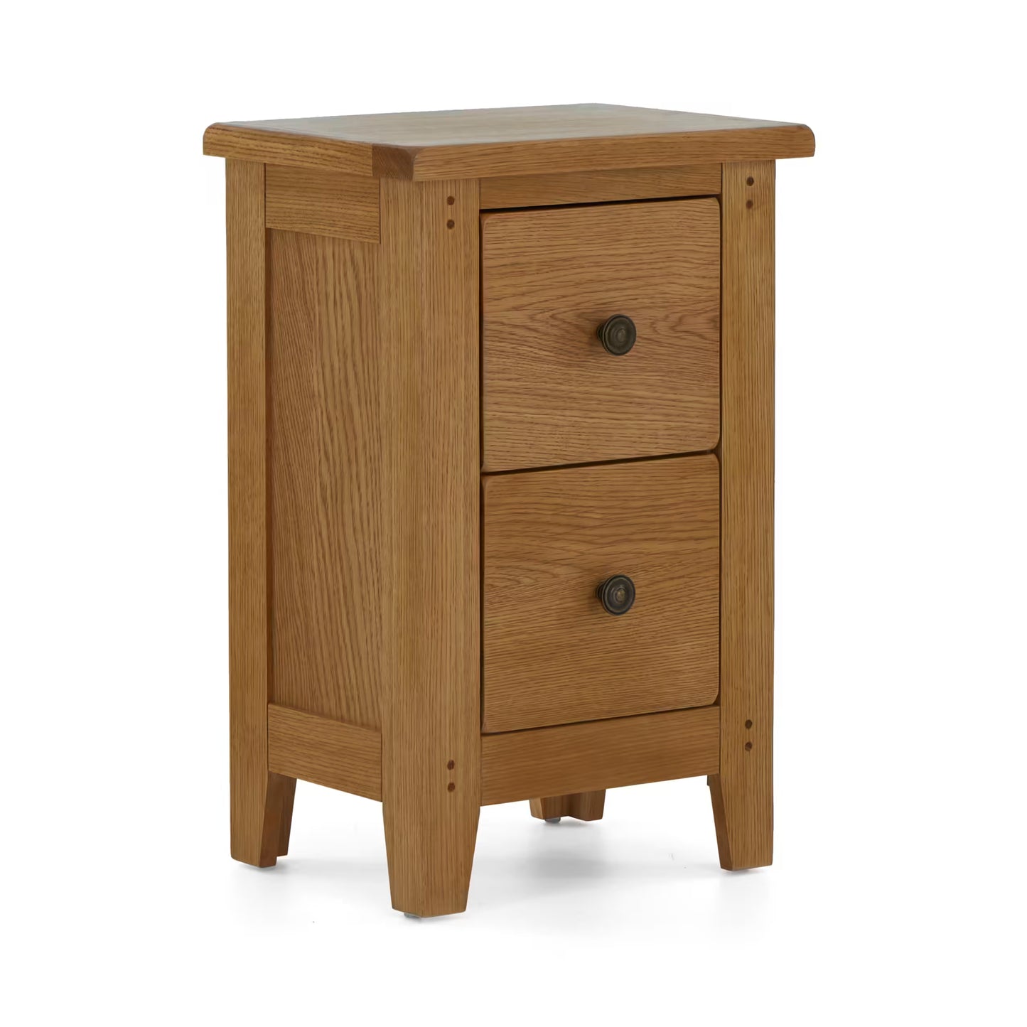 Burford Narrow Bedside Locker - Oak