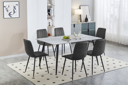 Roma Dining Set - Grey