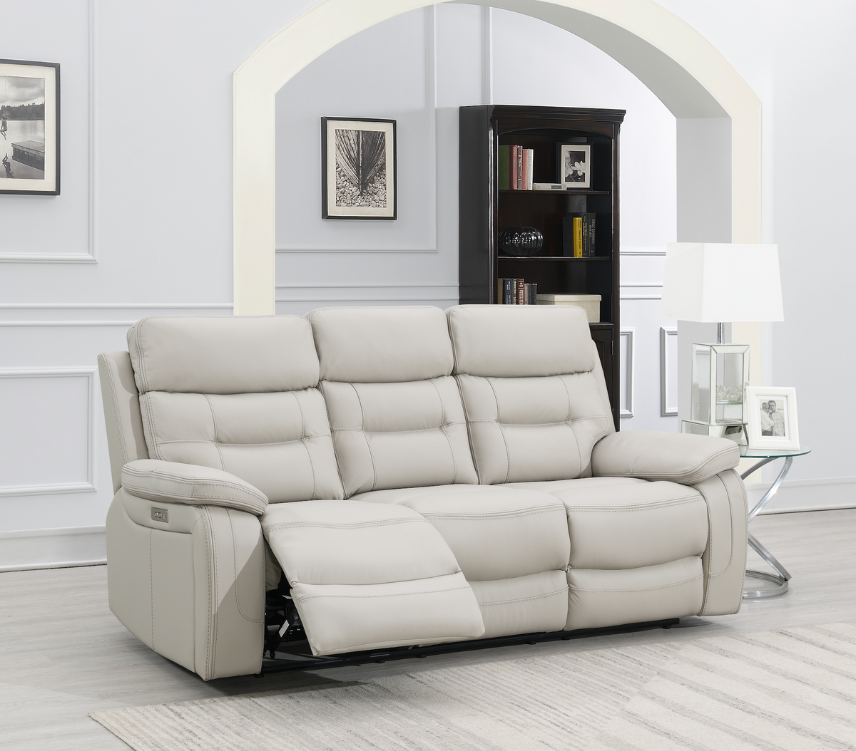 Egan 3 Seater - Light Grey AC