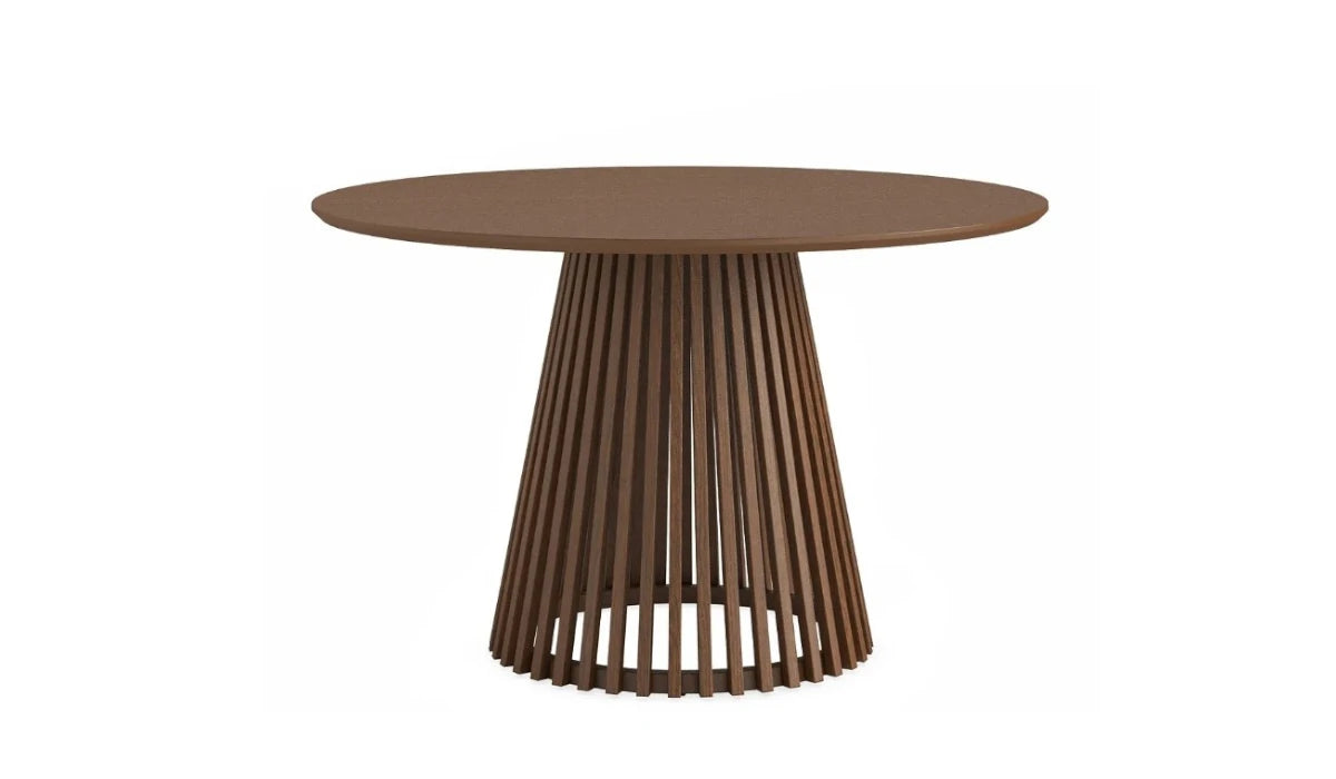 Soho Round Dining Table - Brown