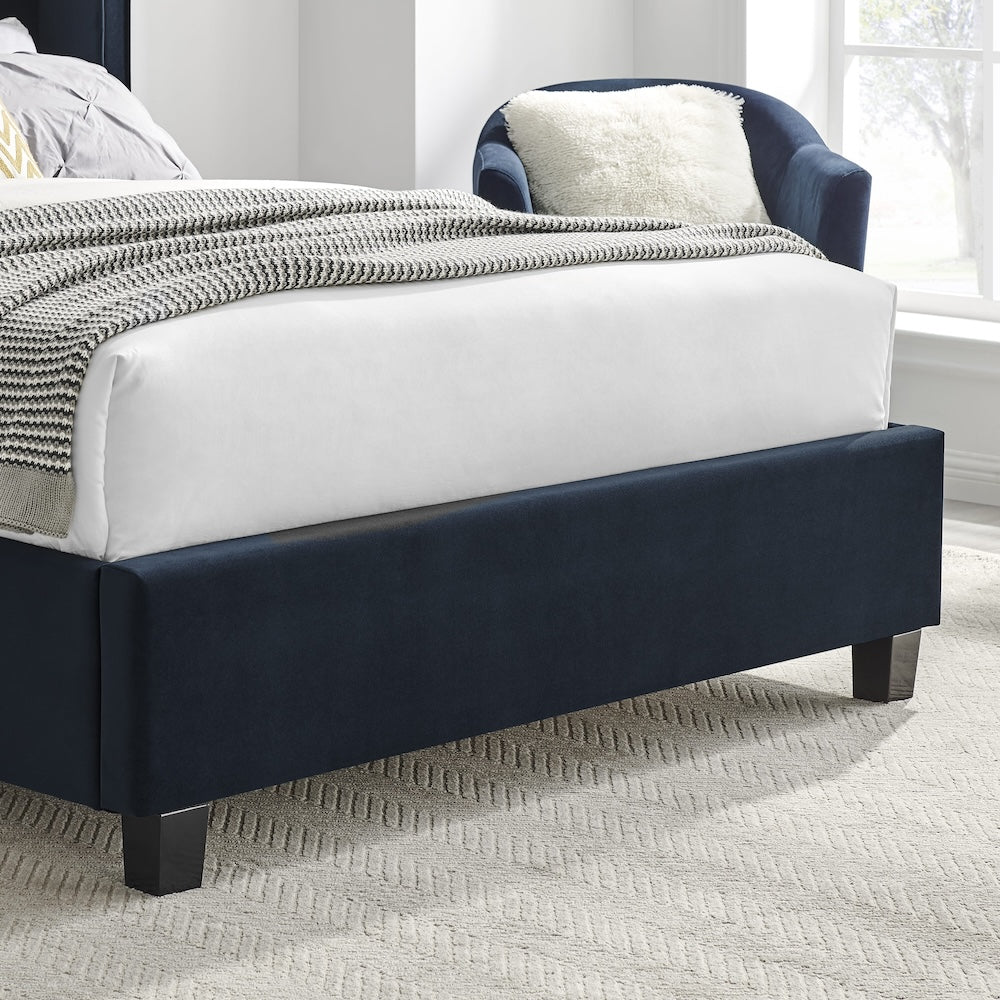 Polaris Bed Frame (LB66) - Navy - Multiple Sizes