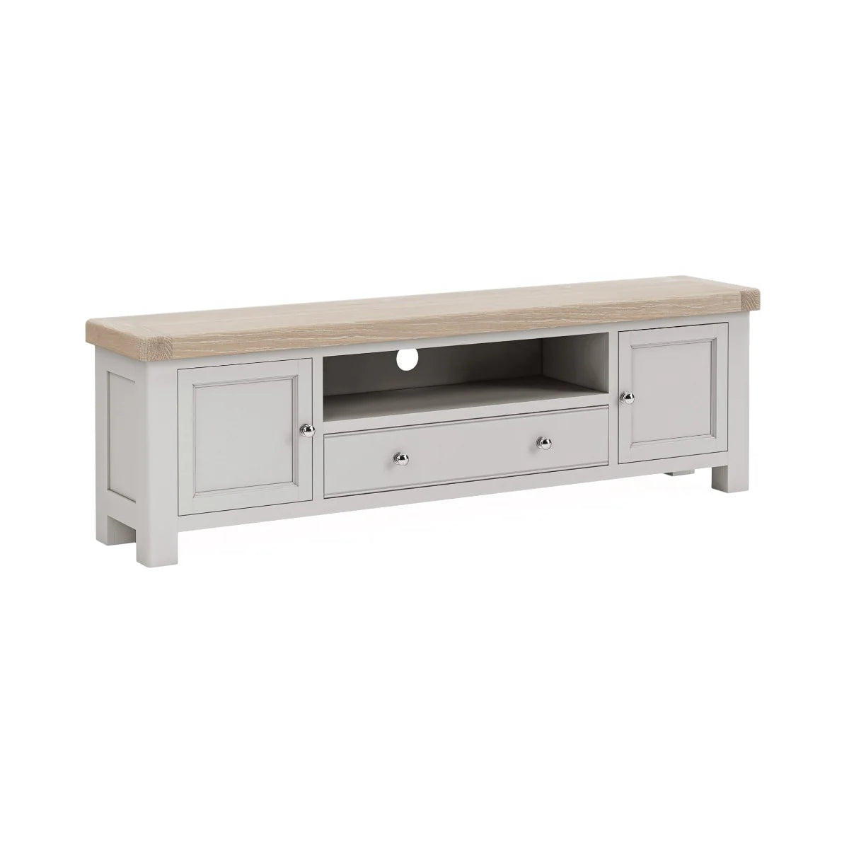 Salcombe TV Unit - Light Grey - Multiple Sizes