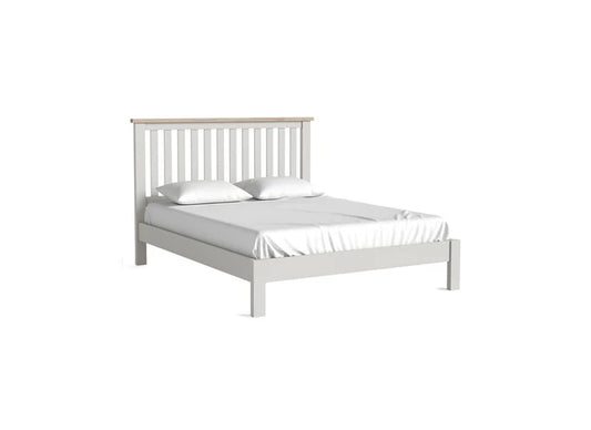 Modern Country Bed Frame - Stone Grey - Multiple Sizes