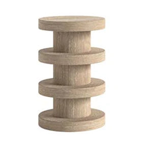 Portobello Bobbin Side Table - Natural Oak