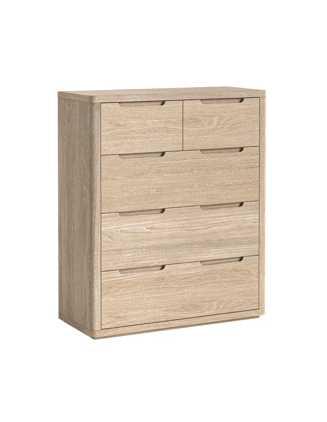 Portobello 2 Over 3 Chest - Natural Oak