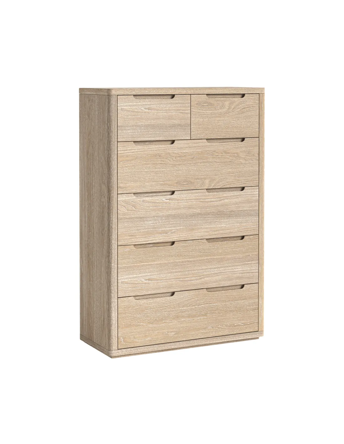 Portobello 2 Over 4 Chest - Natural Oak