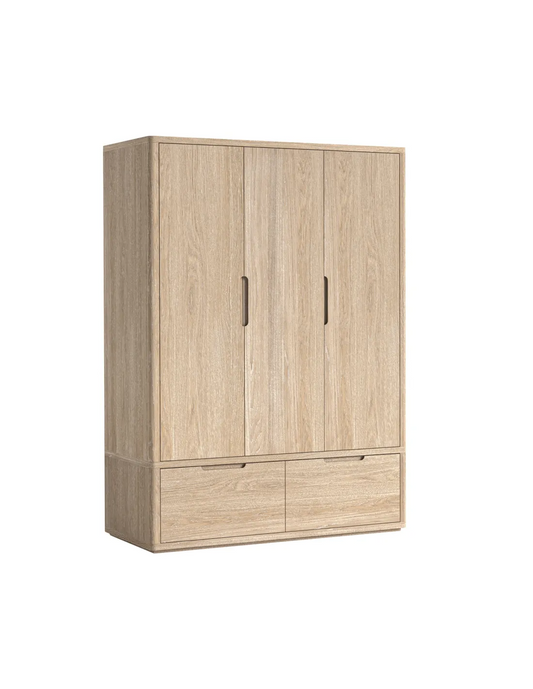 Portobello Wardrobe - Natural Oak - Multiple Sizes