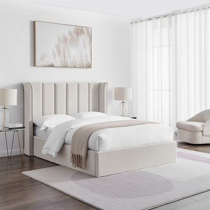 Polaris Storage Bed (LB69) - Natural - Multiple Sizes