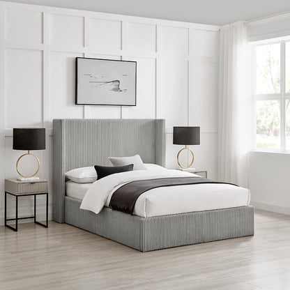 Gemini Storage Bed (LB74) - Grey Cord - Multiple Sizes