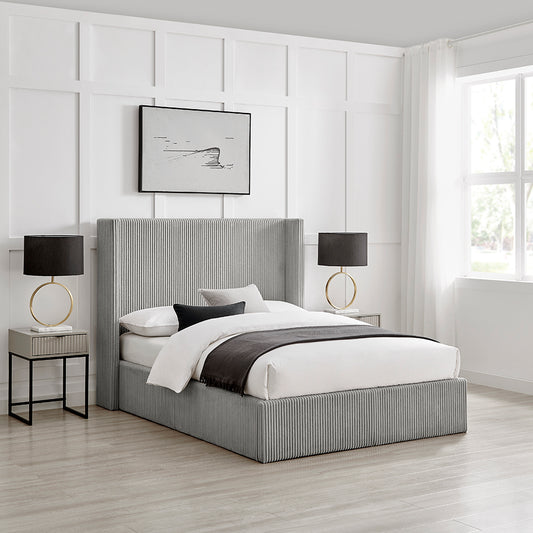 Gemini Storage Bed (LB74) - Grey Cord - Multiple Sizes