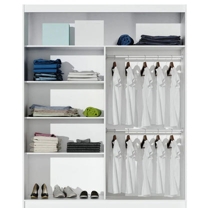 Vigo Sliding Wardrobe - White - Multiple Sizes