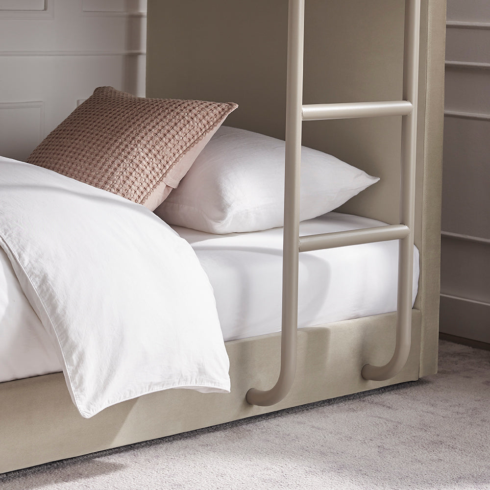 Eloise Bunk Bed (LB89) - Taupe Velvet