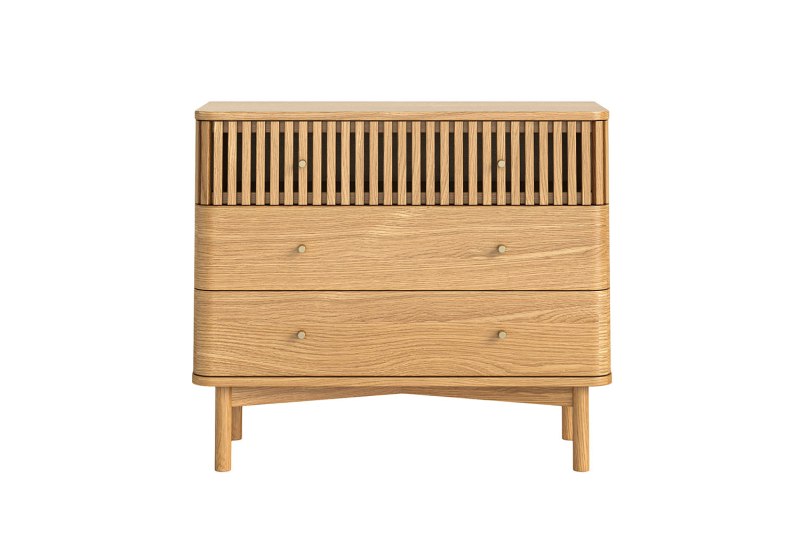 Soho 3 Drawer Chest - Natural