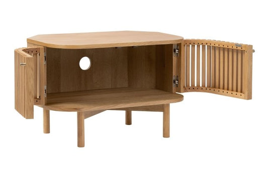 Soho Corner Media Unit - Natural