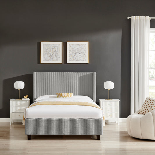Gemini Bed (LB73) - Grey Cord - Multiple Sizes