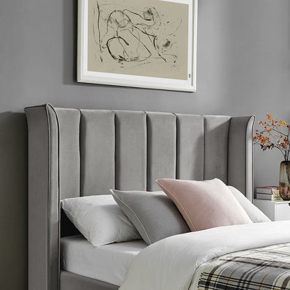 Polaris Storage Bed (LB69) - Silver - Multiple Sizes