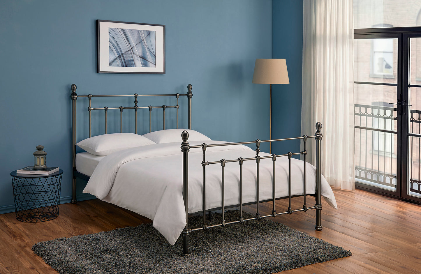 Faye Bed (LB85) - Metal - Multiple Sizes