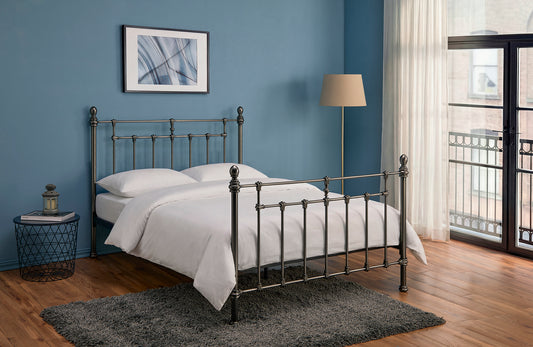 Faye Bed (LB85) - Metal - Multiple Sizes