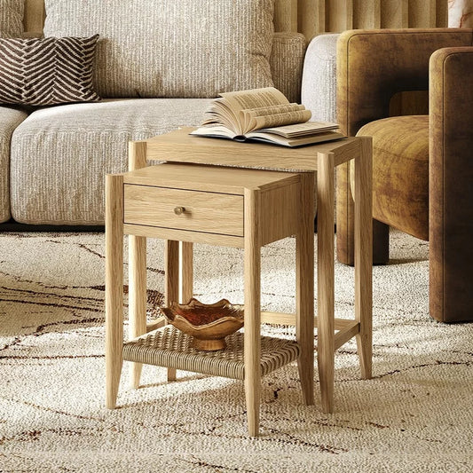 Sicily Nest of Tables - Light Oak