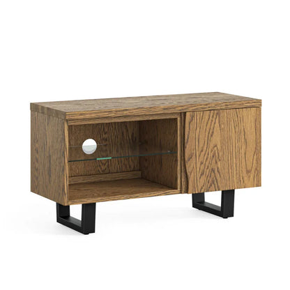 Jersey TV Unit - Smoked Oak & Black - Multiple Sizes