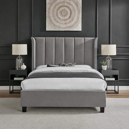 Polaris Bed Frame (LB66) - Silver - Multiple Sizes